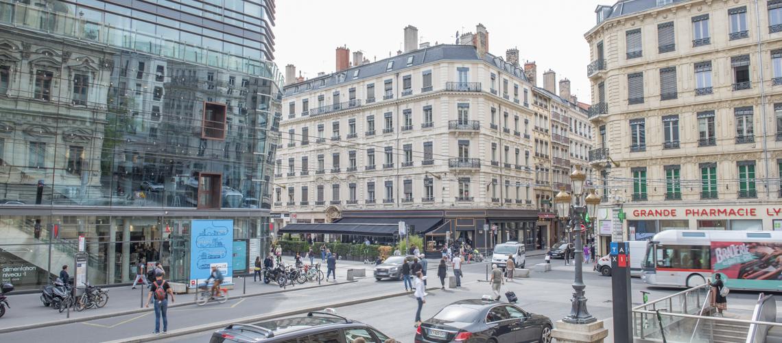 L'agence est située en plein cœur de la presqu'île de Lyon - dans le quartier Cordeliers 
