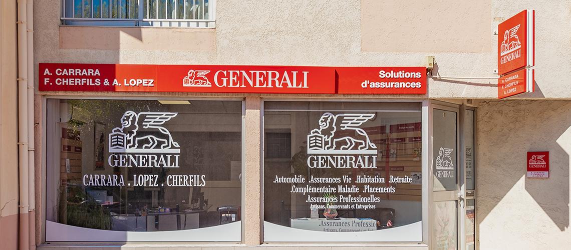 Vitrine de nos bureaux du centre ville