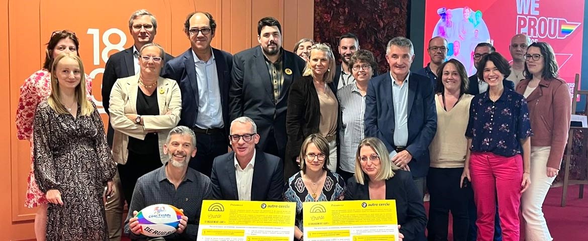 Signature de la charge d'engagement LGBT au travail par Generali