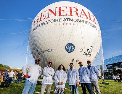 Regonflement ballon Generali