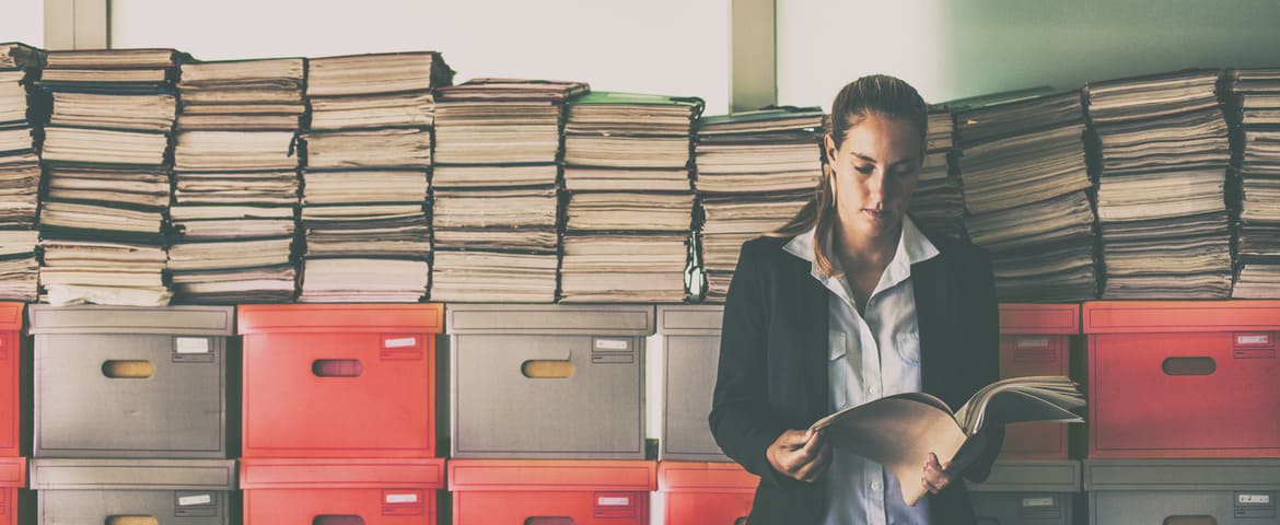 Archivage des documents d'entreprise