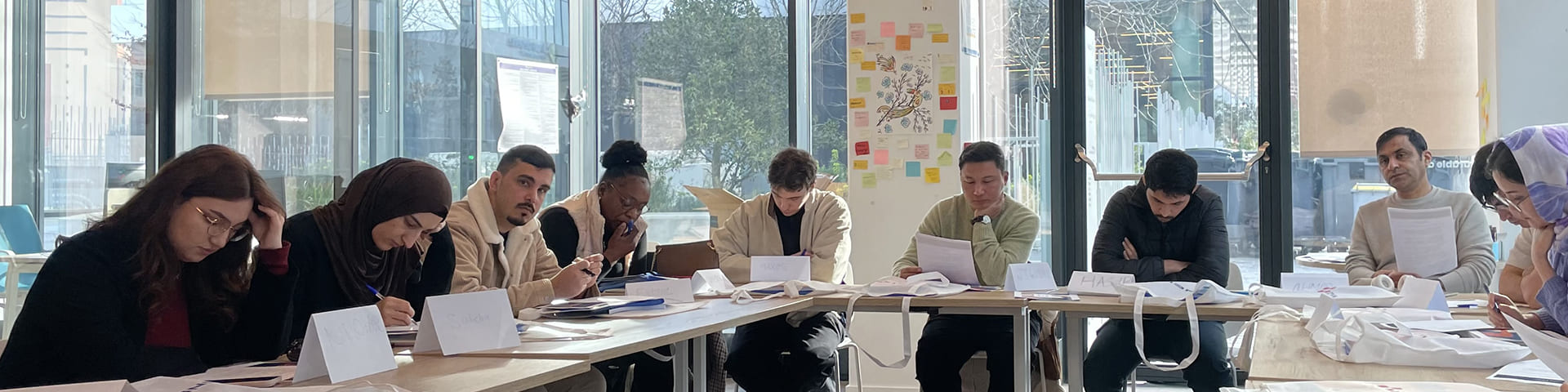 Elèves du programme Ent-Rre en classe