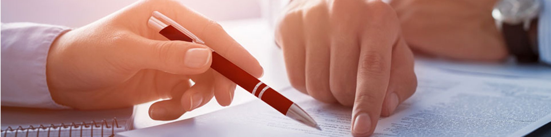 gros plan sur une signature