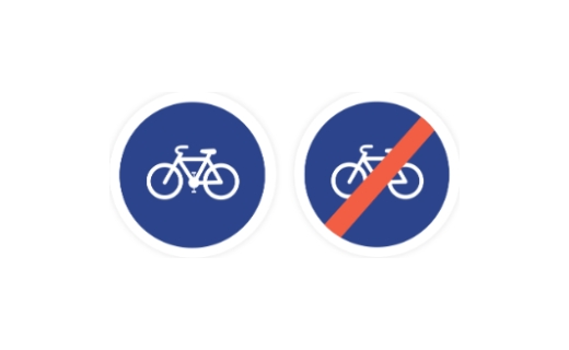 panneau velo