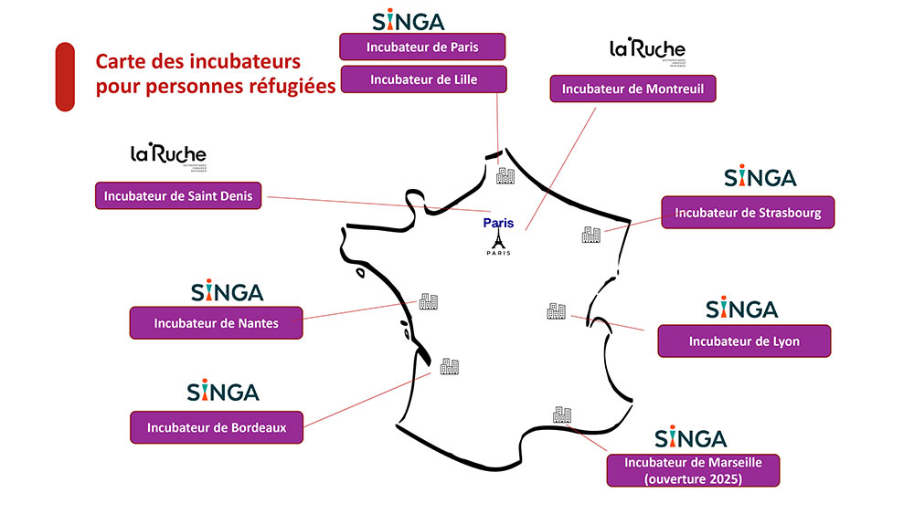 Incubateurs pour les réfugiés