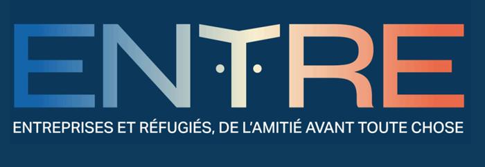 Logo du programme ENTRE d'intégration des réfugiés en France