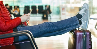 Une salle d'attente à l'aéroport 