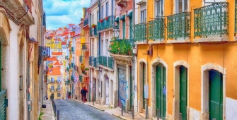 Maisons colorées de Lisbonne
