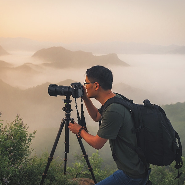Un photographe professionnel