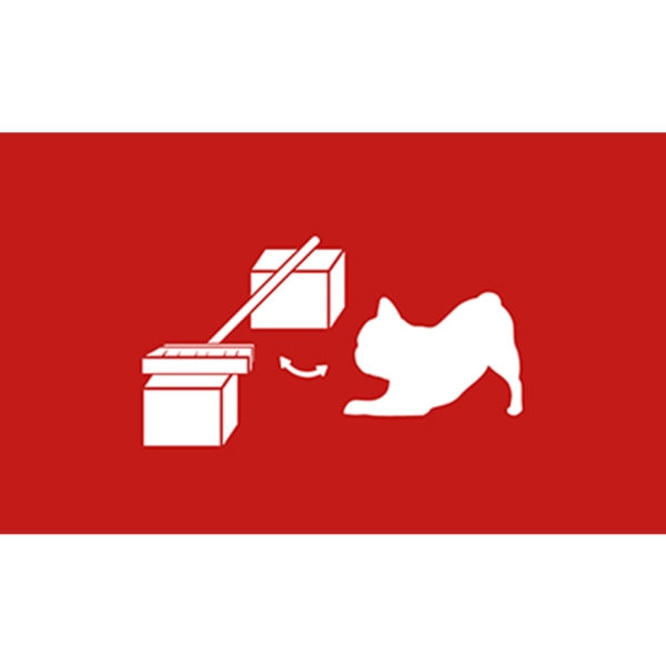 vignette dessin chien bouledogue penché sur ses pattes avant