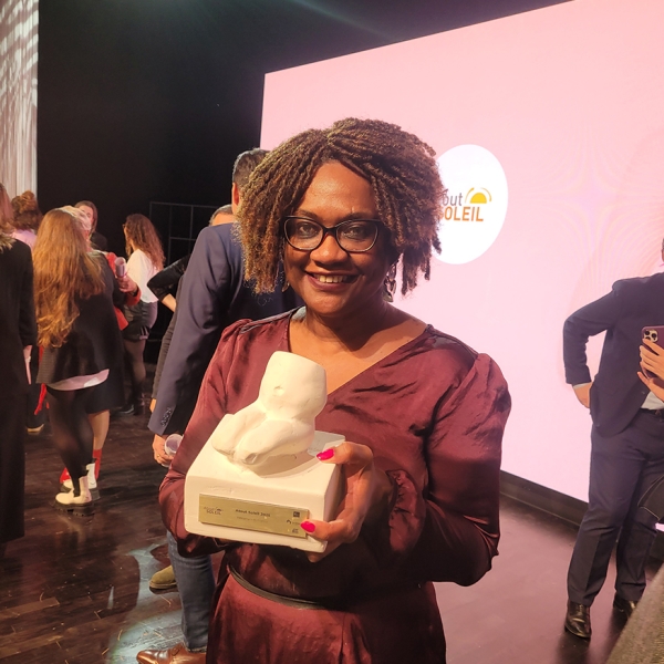 Angèle Mbarga, présidente et fondatrice de Fibrome Info France, 