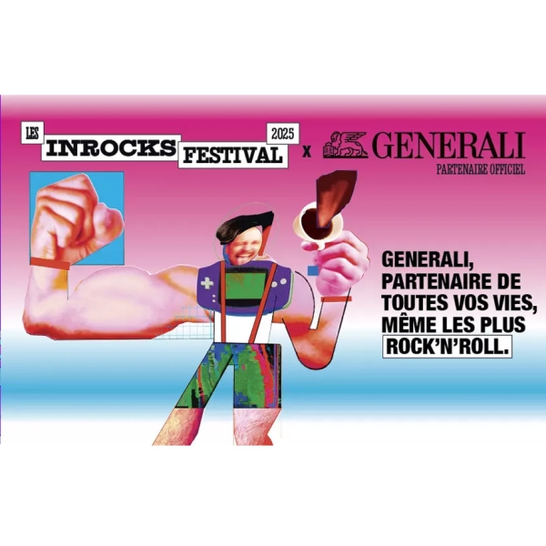 Affiche Festival Les Inrocks à Paris (2025)