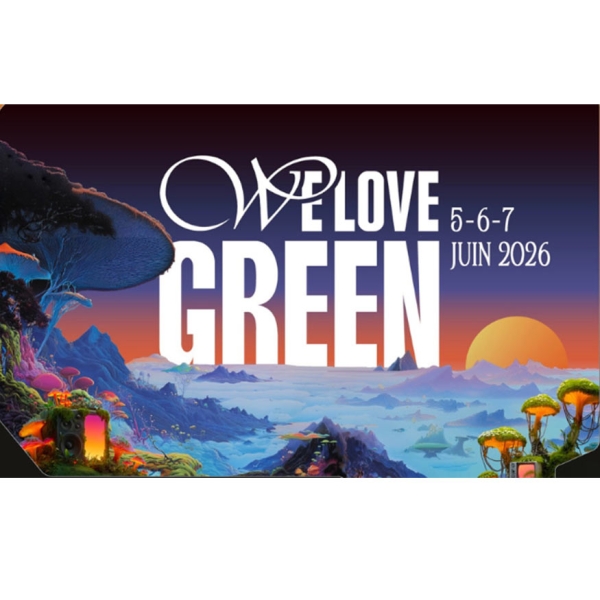 Affiche du festival We Love Green 2026 à Paris