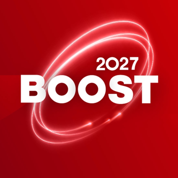 Logo de BOOST 2027, plan stratégique de Generali France
