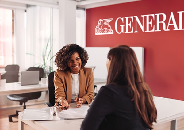 Agente Generali avec sa cliente